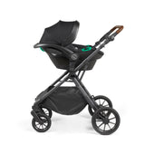 Ickle Bubba Cosmo All in One Stratus i-Size Travel System & Base - Black/Graphite Grey