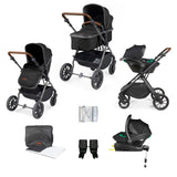 Ickle Bubba Cosmo All in One Stratus i-Size Travel System & Base - Gunmetal/Black