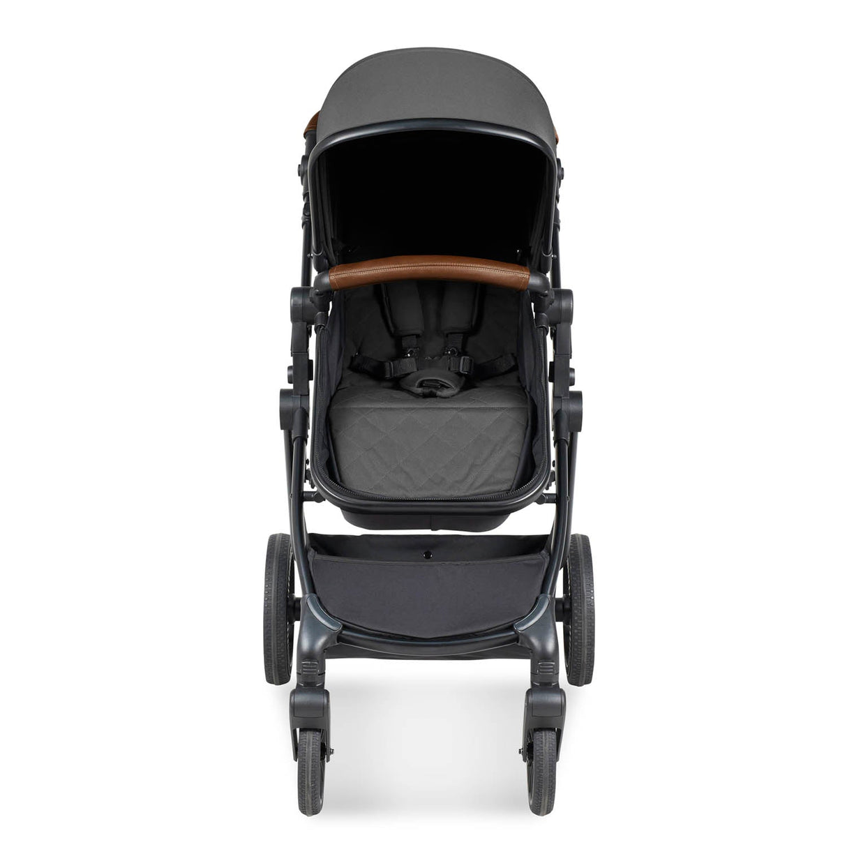 Ickle Bubba Cosmo All in One Nimbus i-Size Travel System & Spin Base - Black/Graphite Grey