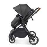 Ickle Bubba Cosmo All in One Nimbus i-Size Travel System & Spin Base - Black/Graphite Grey