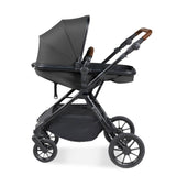 Ickle Bubba Cosmo All in One Nimbus i-Size Travel System & Spin Base - Black/Graphite Grey