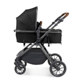 Ickle Bubba Cosmo All in One Nimbus i-Size Travel System & Spin Base - Gunmetal/Black