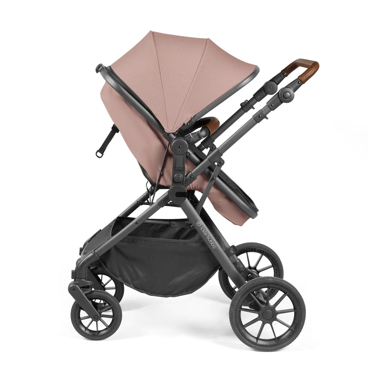 Ickle Bubba Cosmo All in One Nimbus i-Size Travel System & Spin Base - Gunmetal/Desert