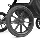 Ickle Bubba Cosmo 9 Piece Travel System with Maxi-Cosi CabrioFix i-Size Car Seat & Base - Black/Graphite Grey