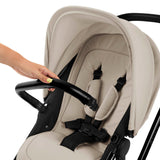 Ickle Bubba Stomp Luxe 9 Piece Pram Bundle - Black/Stone/Black