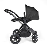 Ickle Bubba Stomp Luxe 9 Piece Pram Bundle - Black/Midnight/Black