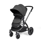 Ickle Bubba Stomp Luxe 9 Piece Pram Bundle - Black/Charcoal Grey/Black