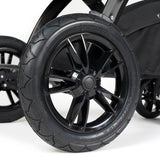 Ickle Bubba Stomp Luxe 9 Piece Pram Bundle - Black/Charcoal Grey/Black
