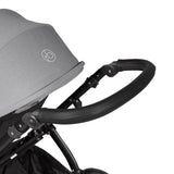 Ickle Bubba Stomp Luxe 9 Piece Pram Bundle - Black/Pearl Grey/Black