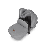 Ickle Bubba Stomp Luxe 12 Piece Travel System with i-Size Stratus Car Seat & Base - Black/Pearl Grey/Black