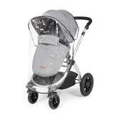 Ickle Bubba Stomp Luxe 12 Piece Travel System with i-Size Stratus Car Seat & Base - Silver/Pearl Grey/Black