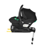 Ickle Bubba Stomp Luxe 12 Piece Travel System with i-Size Nimbus Car Seat & Spin Base - Black/Stone/Tan