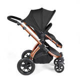 Ickle Bubba Stomp Luxe 12 Piece Travel System with i-Size Nimbus Car Seat & Spin Base - Bronze/Midnight/Black