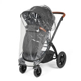 Ickle Bubba Stomp Luxe 12 Piece Travel System with i-Size Nimbus Car Seat & Spin Base - Black/Charcoal Grey/Tan