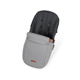 Ickle Bubba Stomp Luxe 12 Piece Travel System with i-Size Nimbus Car Seat & Spin Base - Black/Pearl Grey/Tan