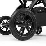 Ickle Bubba Stomp Luxe 12 Piece Travel System with Maxi-Cosi Cabriofix i-Size & Base - Black/Stone/Tan