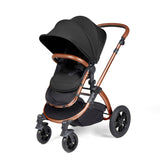 Ickle Bubba Stomp Luxe 12 Piece Travel System with Maxi-Cosi Cabriofix i-Size & Base - Bronze/Midnight/Tan