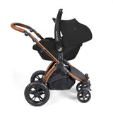 Ickle Bubba Stomp Luxe 12 Piece Travel System with Maxi-Cosi Cabriofix i-Size & Base - Bronze/Woodland/Tan