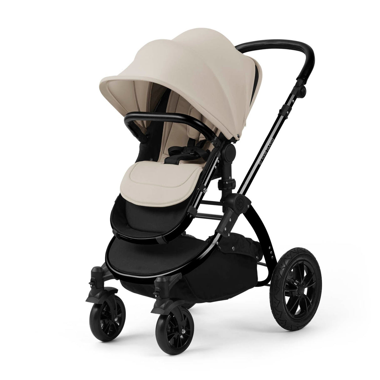 Ickle Bubba Stomp Luxe 12 Piece Travel System with Maxi-Cosi Cabriofix i-Size & Base - Black/Stone/Black