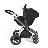 Ickle Bubba Stomp Luxe 12 Piece Travel System with Maxi-Cosi Cabriofix i-Size & Base - Silver/Pearl Grey/Black