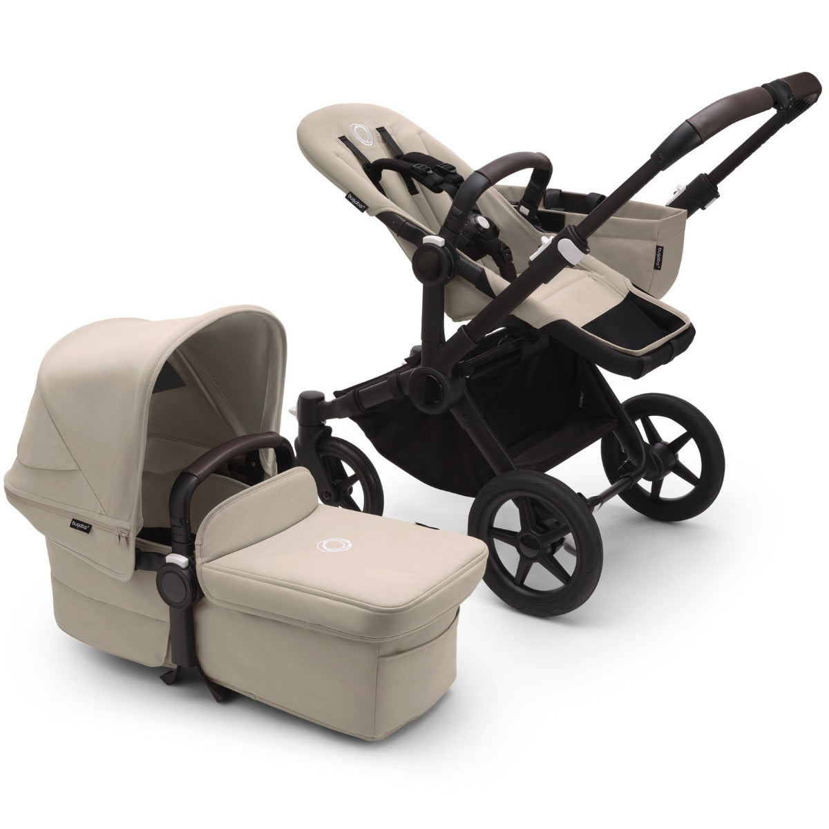 Bugaboo Donkey 5 Mono Ultimate Cybex Cloud T Travel System Bundle - Desert Taupe