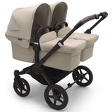 Bugaboo Donkey 5 Twin with Cybex Cloud T Travel System - Black/Desert Taupe 2