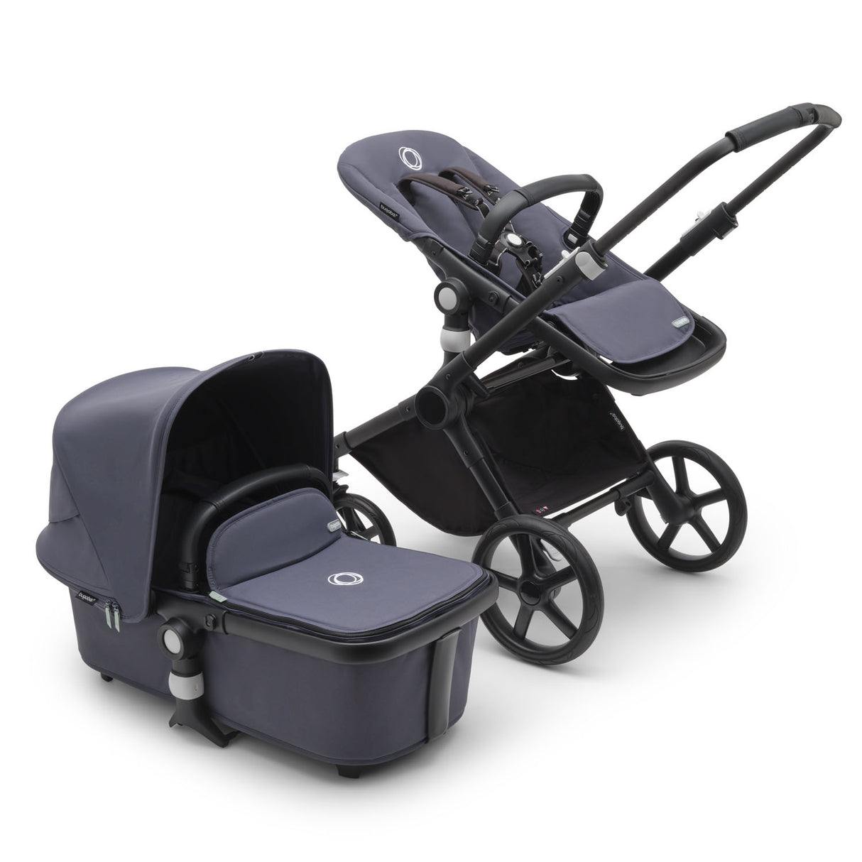 Bugaboo Fox Cub All Terrain Stroller + FREE Turtle Air - Stormy Blue