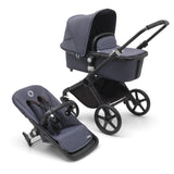 Bugaboo Fox Cub All Terrain Stroller + FREE Turtle Air - Stormy Blue