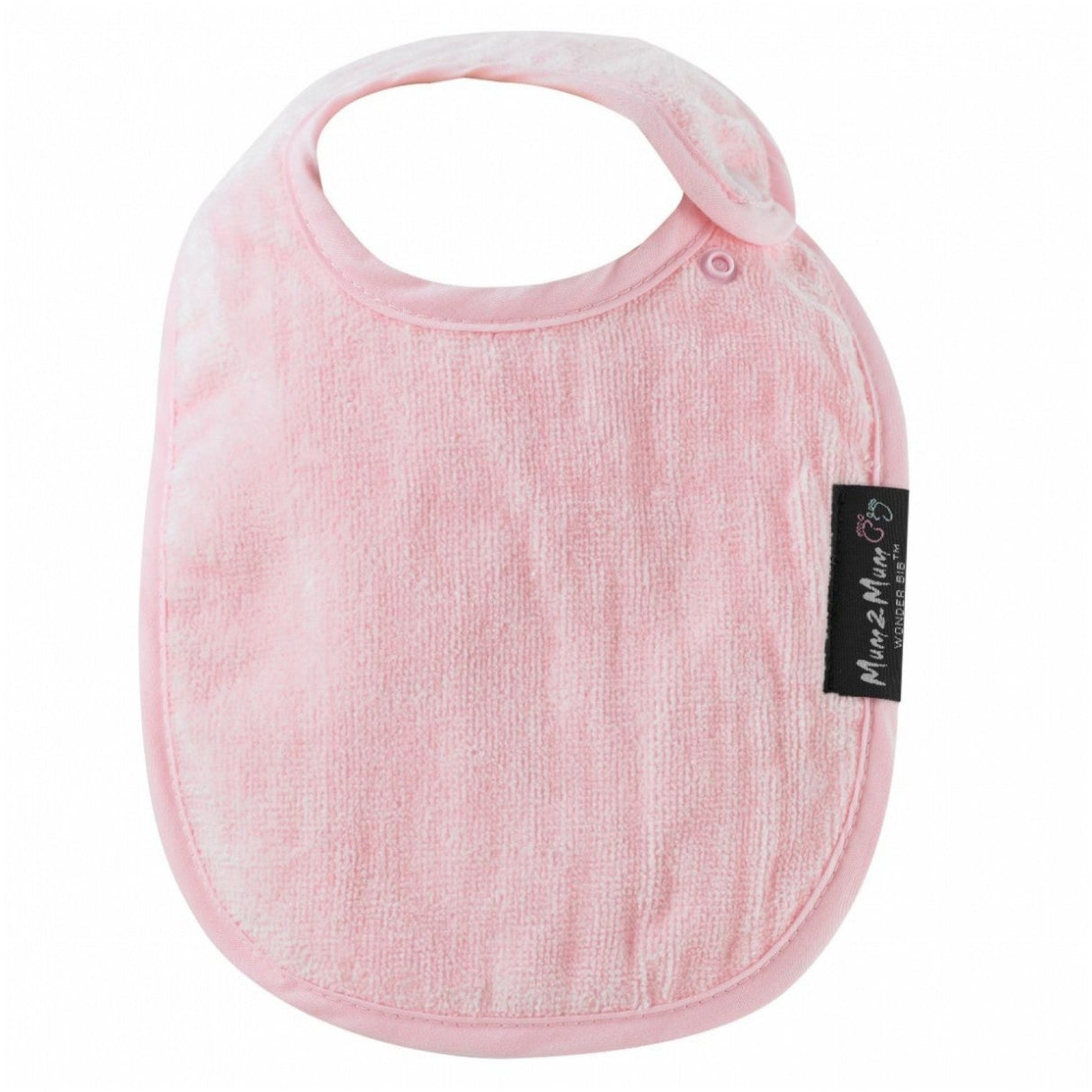 Mum 2 Mum Infant Wonder Bib - Baby Pink