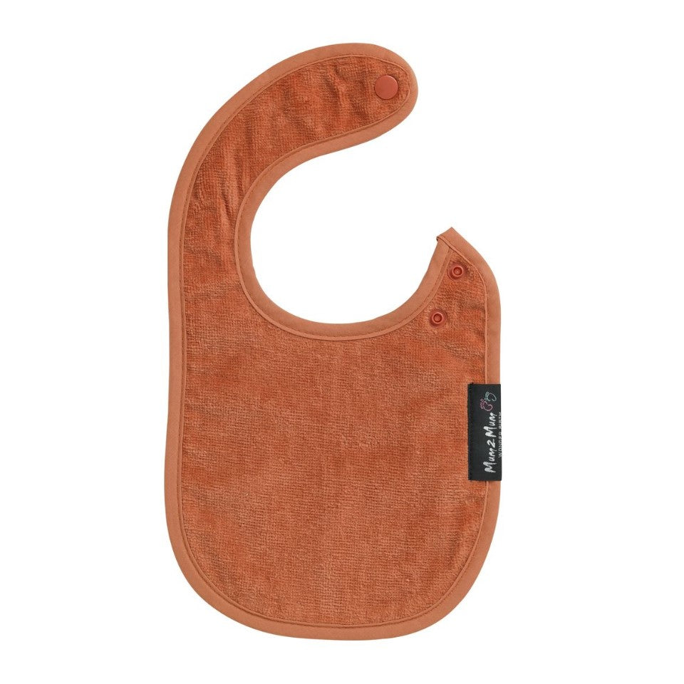 Mum 2 Mum Infant Wonder Bib - Rust