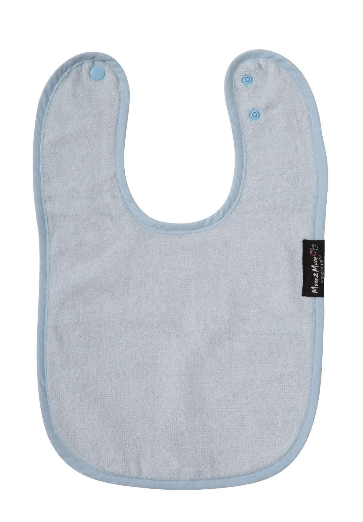 Mum 2 Mum Standard Wonder Bib - Baby Blue