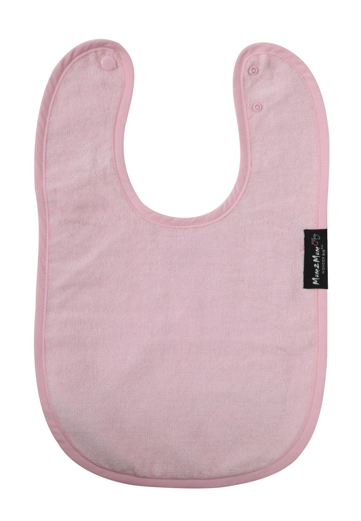 Mum 2 Mum Standard Wonder Bib - Baby Pink