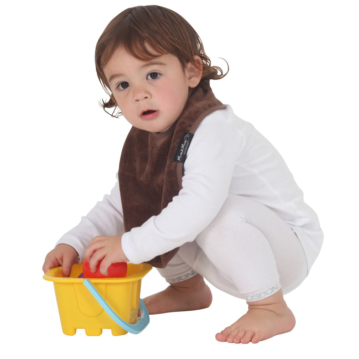 Mum 2 Mum Standard Wonder Bib - Chocolate Brown