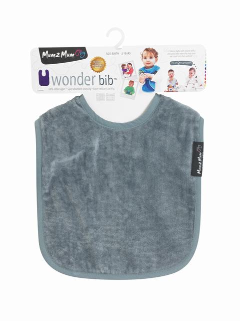 Mum 2 Mum Standard Wonder Bib - Grey