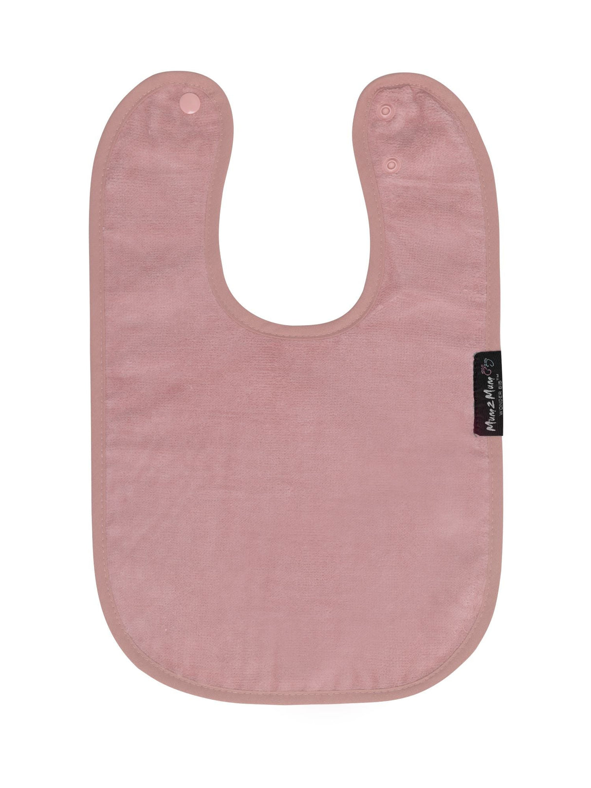 Mum 2 Mum Standard Wonder Bib - Dusty Pink