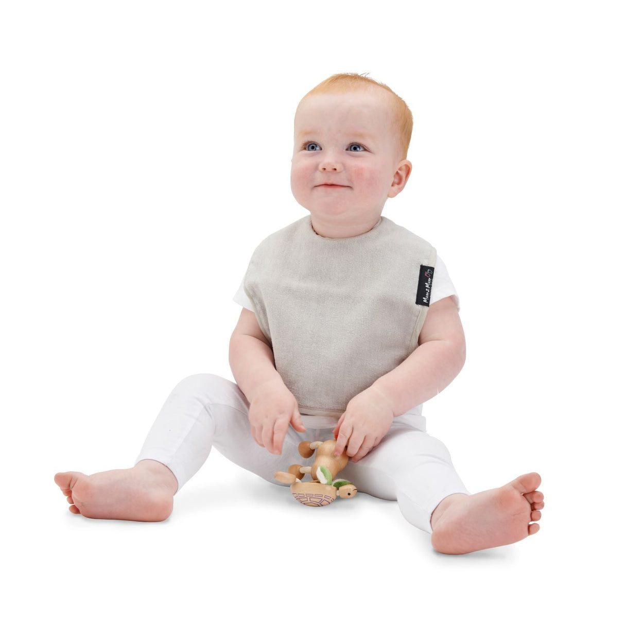 Mum 2 Mum Standard Wonder Bib - Stone Grey