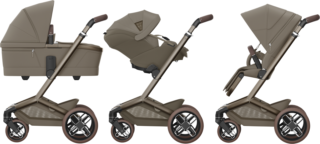 Maxi-Cosi Fame 10 Piece Ultimate Travel System - Oak Truffle