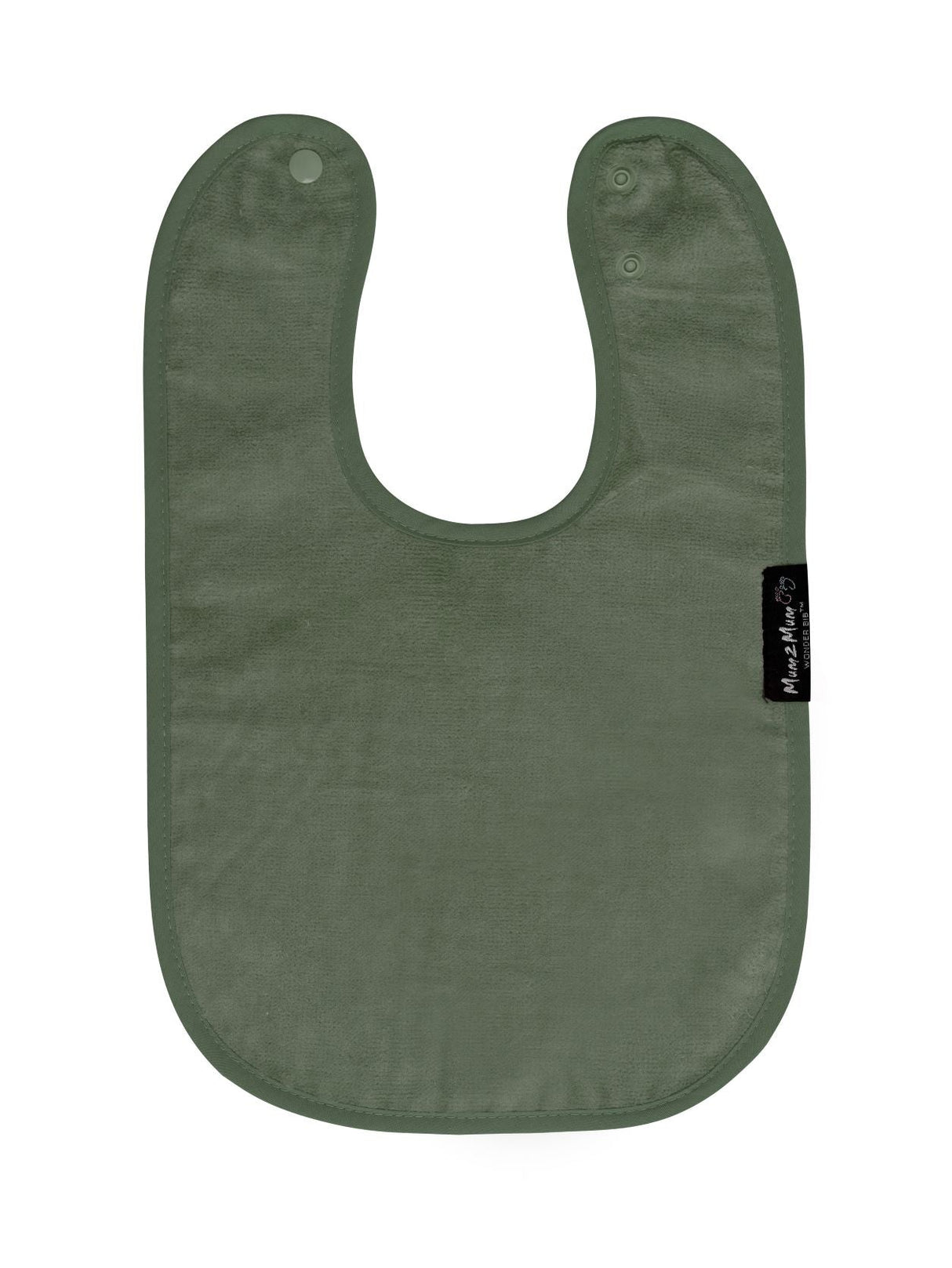 Mum 2 Mum Standard Wonder Bib - Olive Green