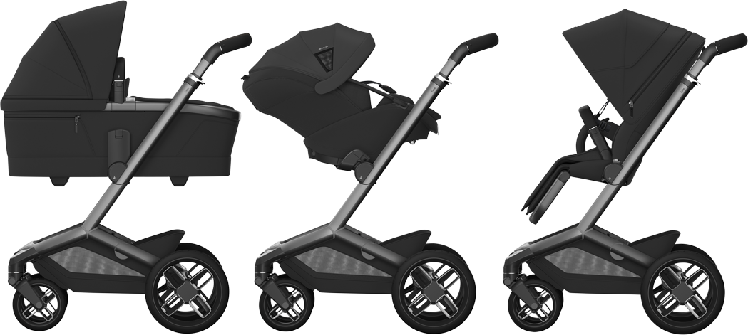 Maxi-Cosi Fame 10 Piece Premium Travel System - Onyx Black