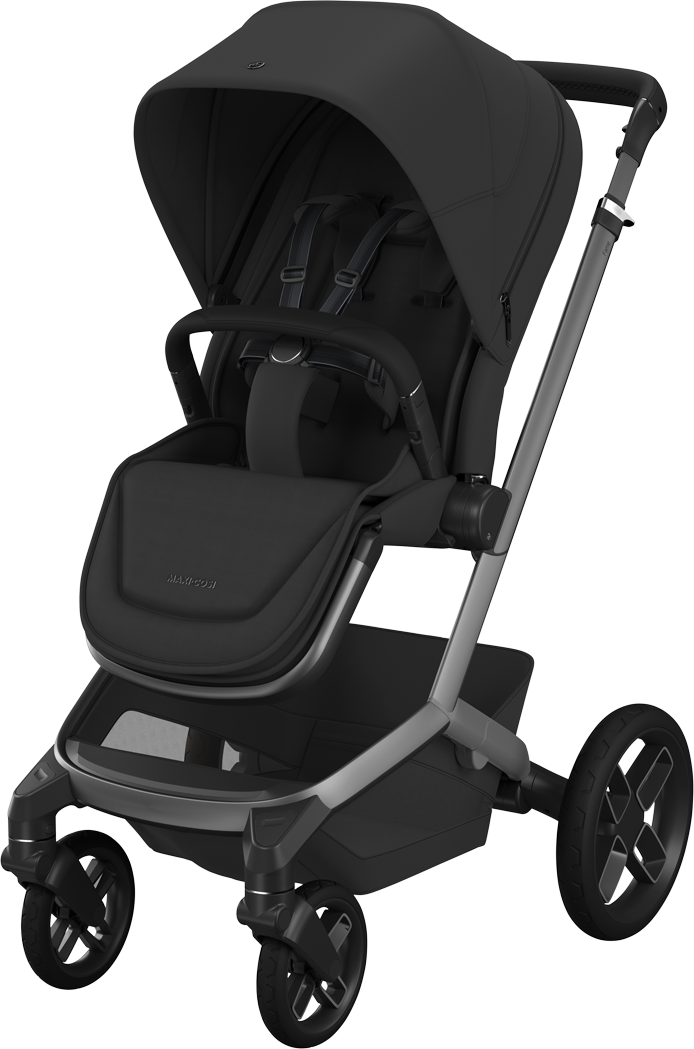 Maxi-Cosi Fame 10 Piece Premium Travel System - Onyx Black