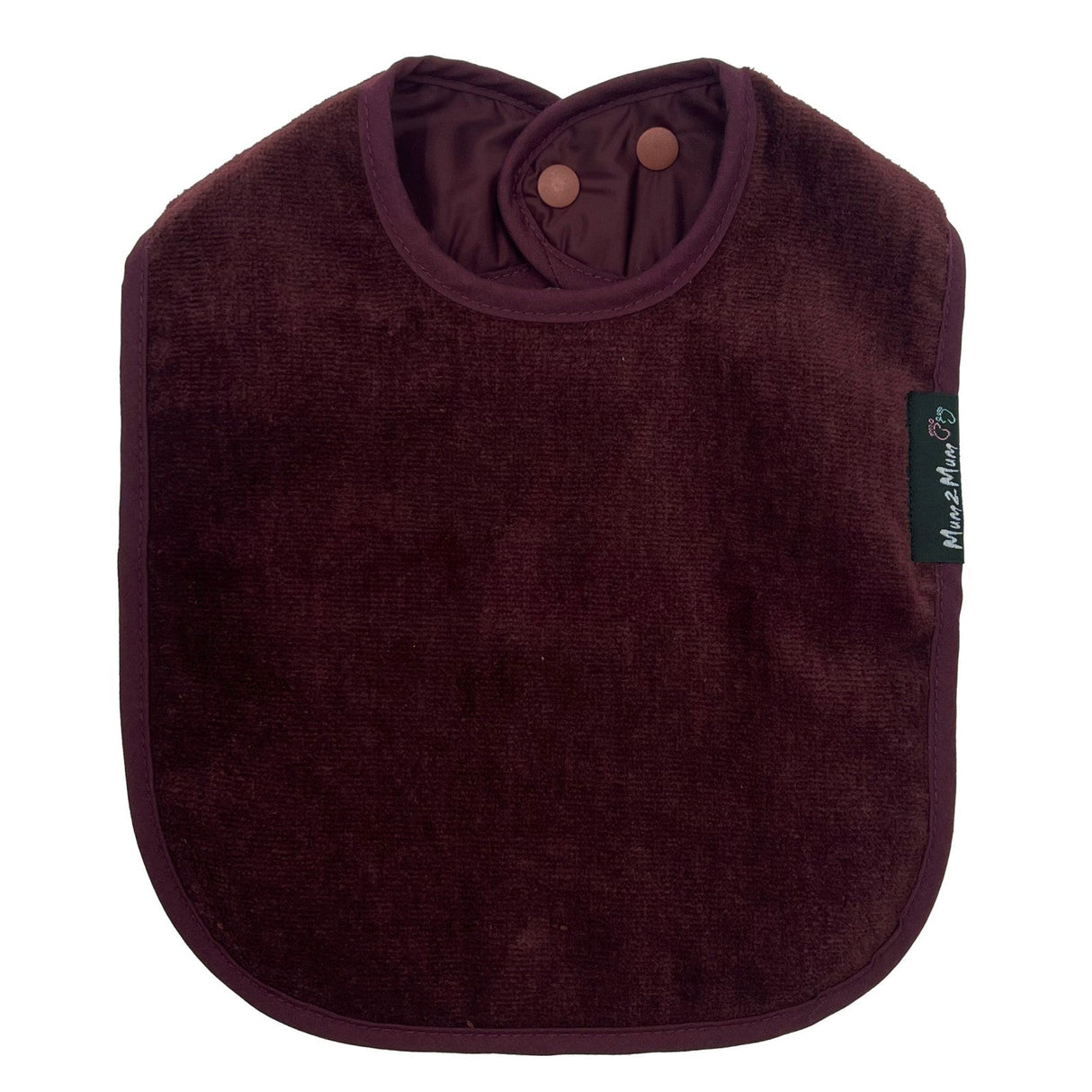 Mum 2 Mum Standard Wonder Bib - Plum
