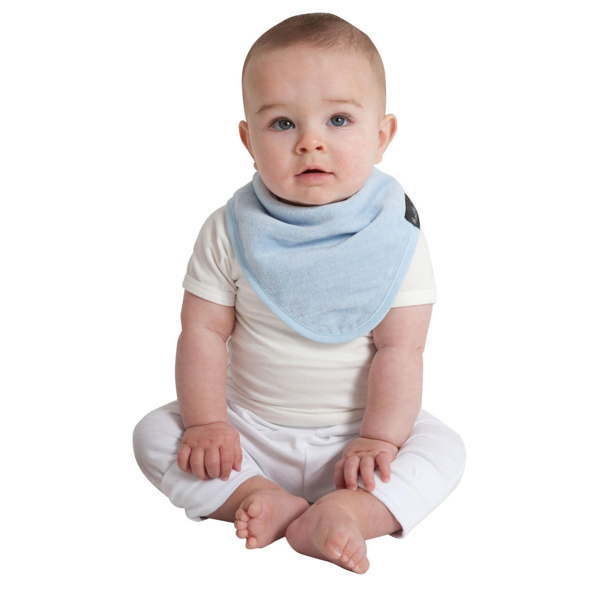 Mum 2 Mum Bandana Style Wonder Bib - Baby Blue