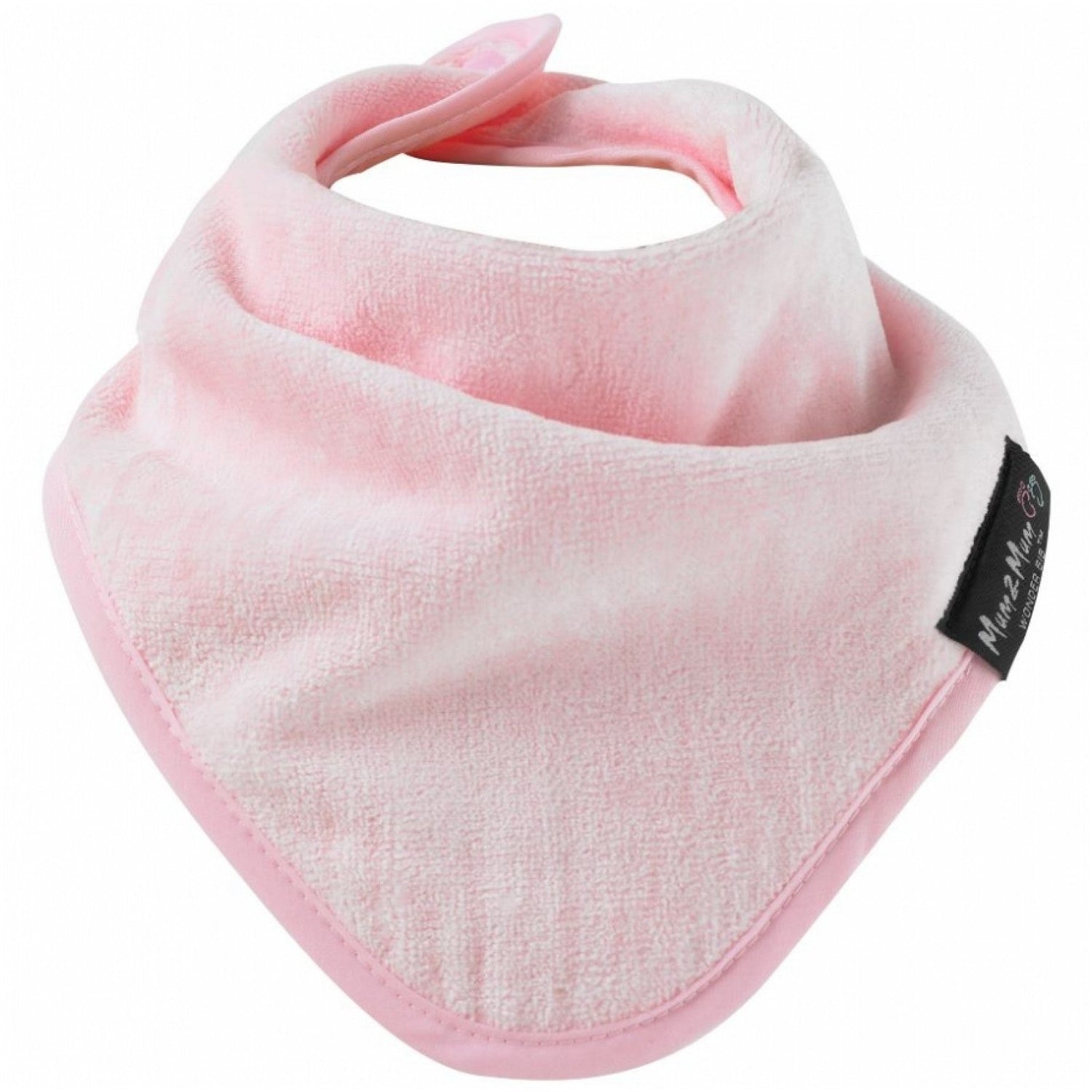 Mum 2 Mum Bandana Style Wonder Bib - Baby Pink