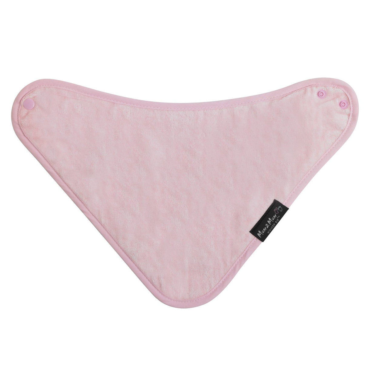 Mum 2 Mum Bandana Style Wonder Bib - Baby Pink