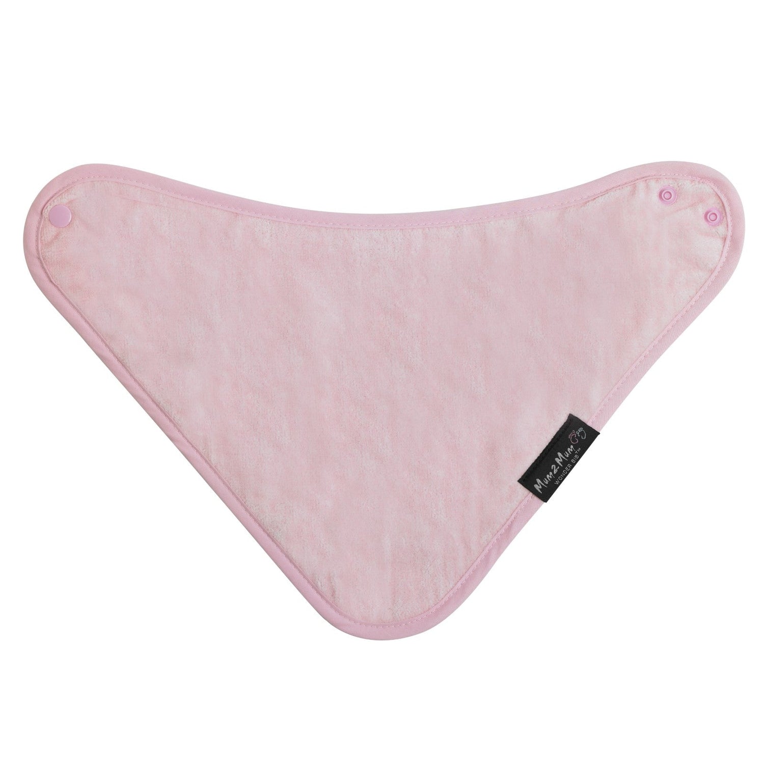 Mum 2 Mum Bandana Style Wonder Bib - Baby Pink
