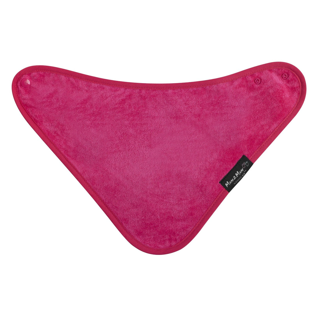 Mum 2 Mum Bandana Style Wonder Bib - Cerise Pink