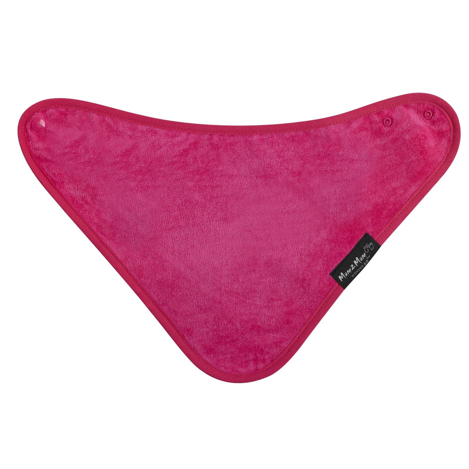Mum 2 Mum Bandana Style Wonder Bib - Cerise Pink