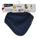 Mum 2 Mum Bandana Style Wonder Bib - Navy Blue