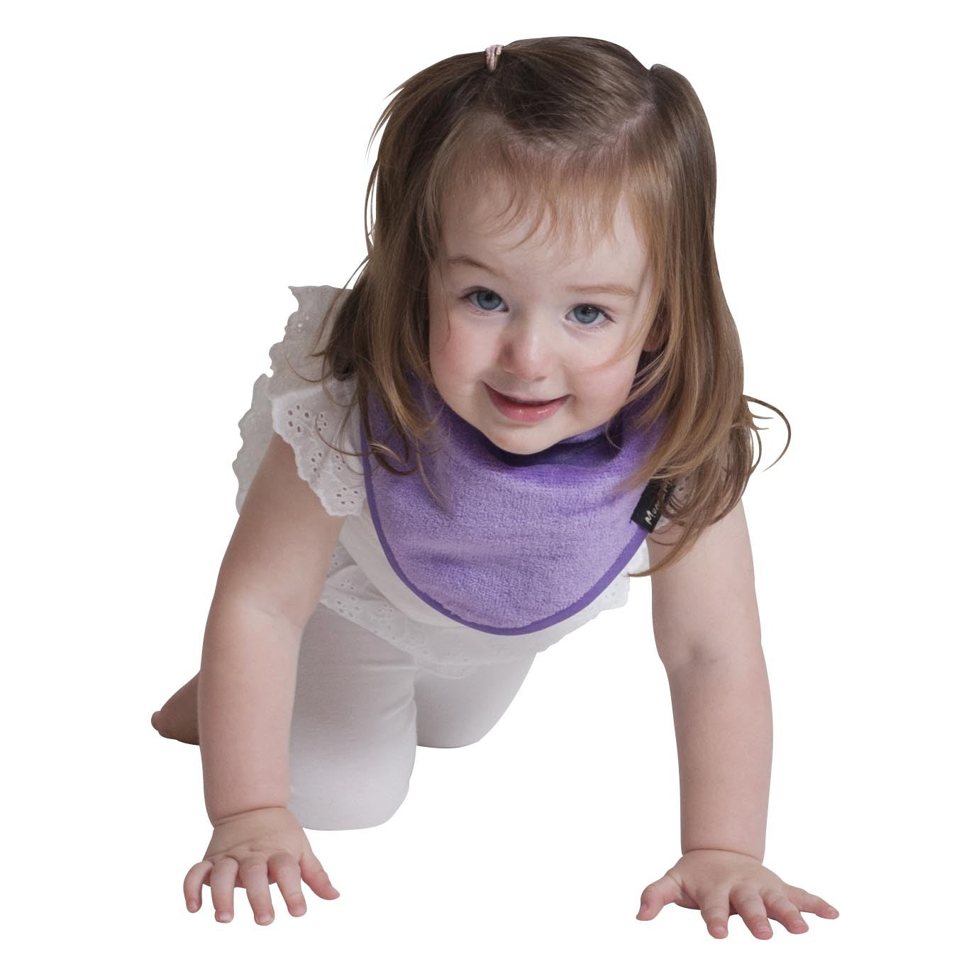 Mum 2 Mum Bandana Style Wonder Bib - Purple