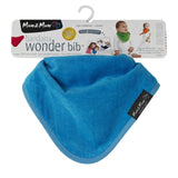Mum 2 Mum Bandana Style Wonder Bib - Teal Blue